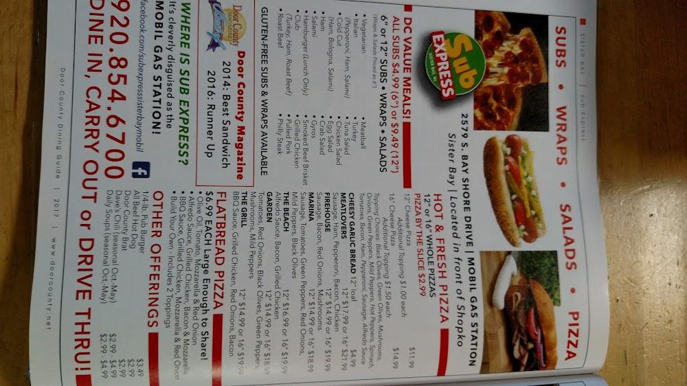 SubExpress & Pizza Primo Menu image 4